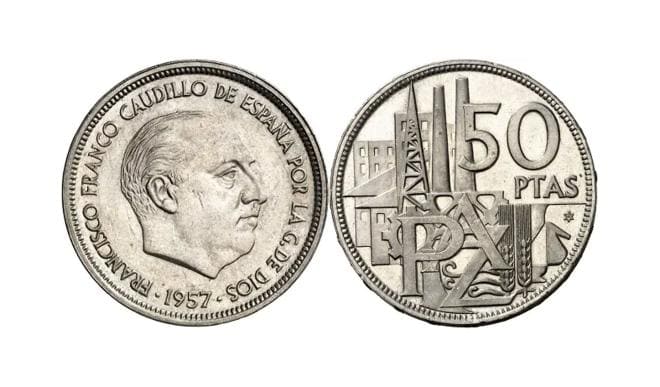 Hasta 50.000 euros por una moneda de 50 pesetas ¿A qué esperas para ver si la tienes en casa?​