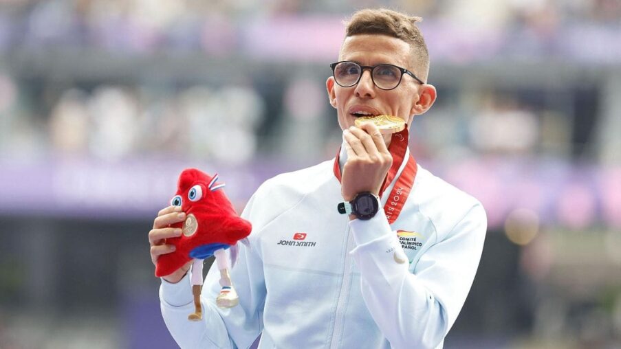 El atleta español Yassine Ouhdadi, sancionado 3 años por dopaje y pierde la medalla de oro de los Juegos Paralímpicos de París 2024​