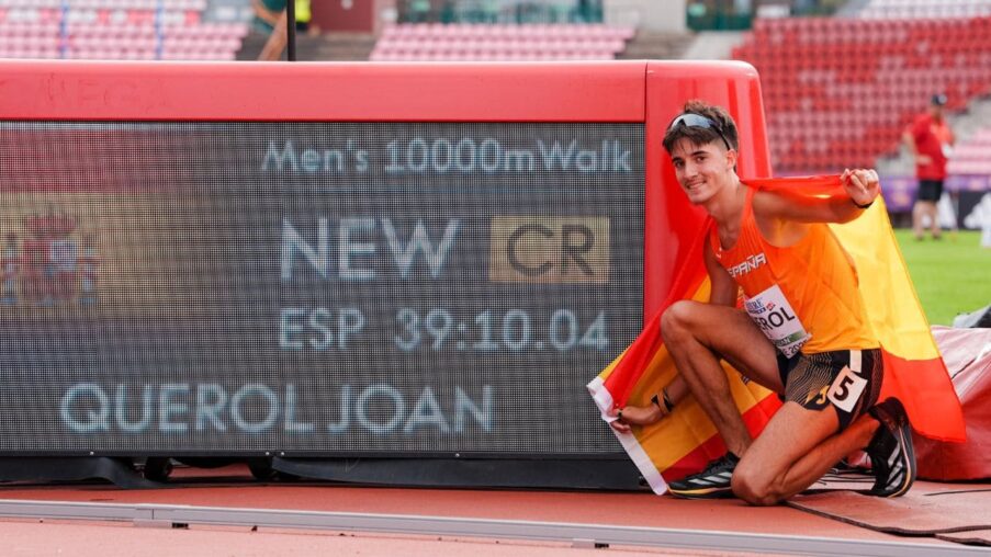 Joan Querol, atleta español con autismo, logra la medalla de oro en el Campeonato de Europa sub-20 de atletismo​