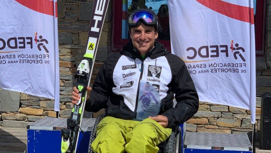 Pablo Tovar, tricampeón de esquí alpino adaptado: «Somos nosotros los que tenemos que cambiar ante la circunstancia»​