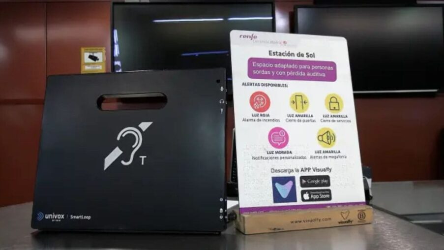 Instalan sistemas de IA en 25 estaciones de Cercanías de la Comunidad de Madrid para personas con discapacidad auditiva​