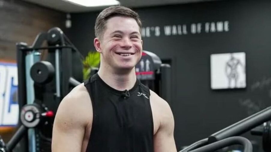 Kyle Landi, culturista con síndrome de Down que rompe barreras a través del deporte: disciplina, esfuerzo y superación​