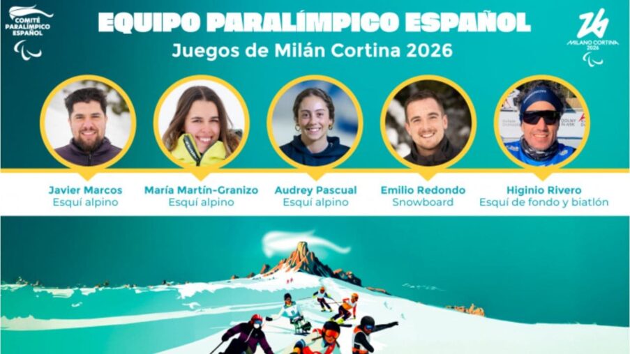 Estos son los 5 deportistas con discapacidad que representarán a España en los Juegos Paralímpicos de Invierno 2026​